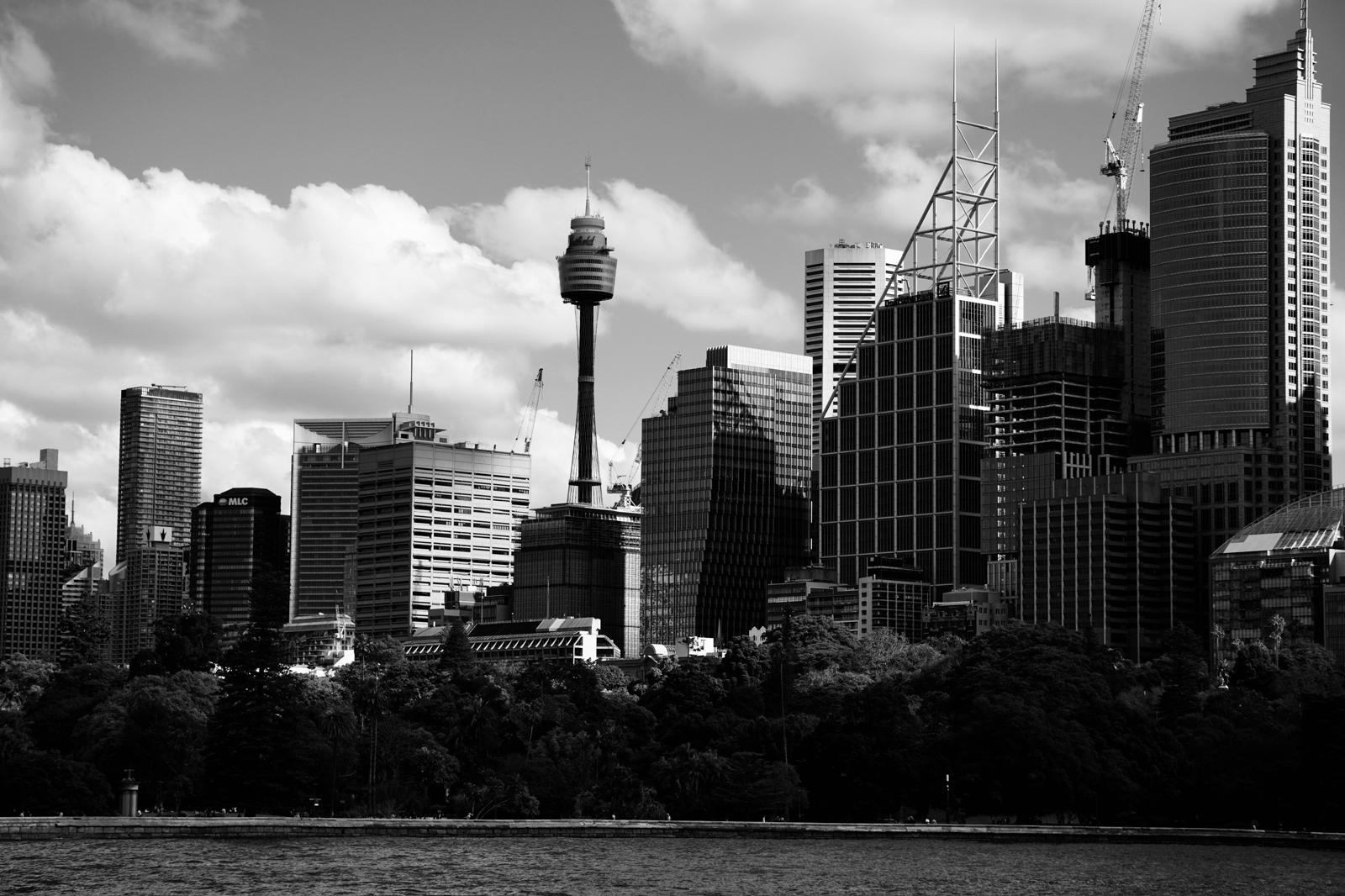 Sydney skyline photographed by Aron Bakos